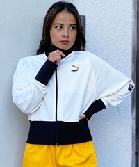 PUMA/プーマ レディース ショートトラックジャケット クロップド丈 ジャージ/セットアップ対応 621475