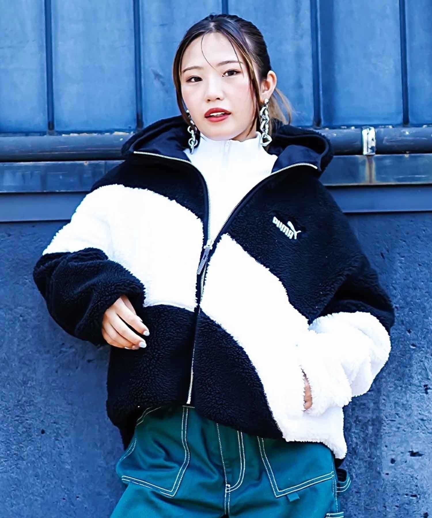 PUMA/プーマ ビッグ キャット フーデッド シェルパ レディース