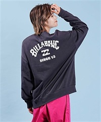 BILLABONG/ビラボントレーナー バックプリント クルーネックスウェット BD014-029