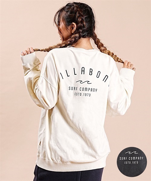 BILLABONG/ビラボン ARCH CLEAN LOGO LIGHT SWEAT CREW スウェット