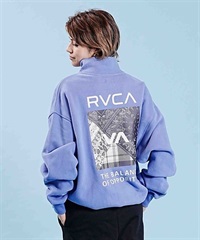 RVCA/ルーカ BANDANA BOX LOGO HALF ZIP スウェット トレーナー バックプリント BD044-156