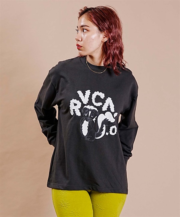 RVCA/ルーカ レディース スウェット キャラクター ルーズシルエット 中厚手 BD044-028