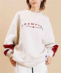 CHAMPION/チャンピオン レディース スウェットトレーナー ルーズシルエット 裏起毛 セットアップ対応 DESI C3-Y009