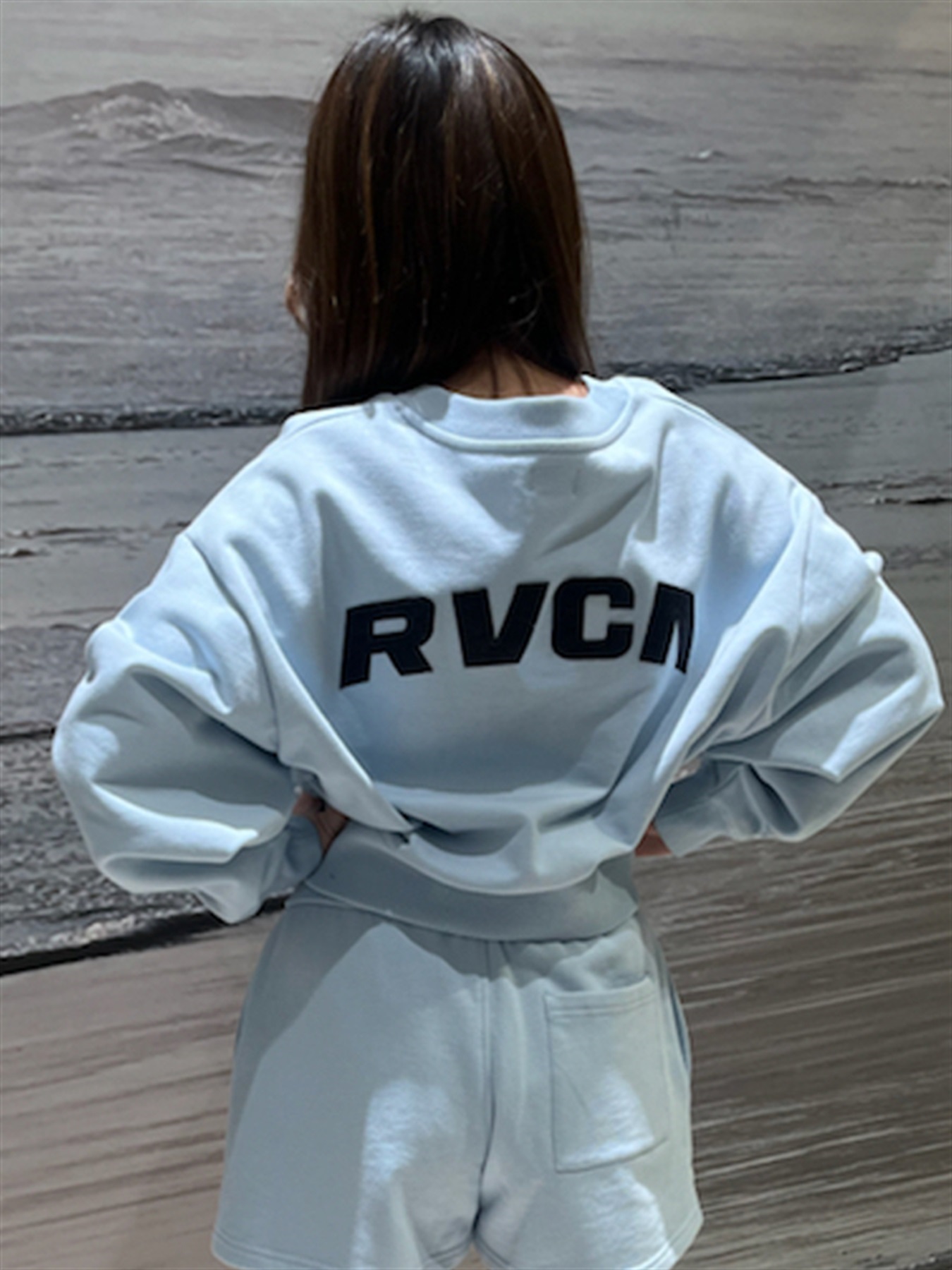 RVCA ルーカ V NECK SWEAT TOP レディース Vネック スウェット 