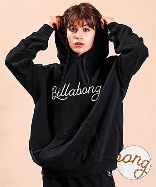 BILLABONG/ビラボン CABLE QUILT MIX SWEAT PARKA スウェット パーカー