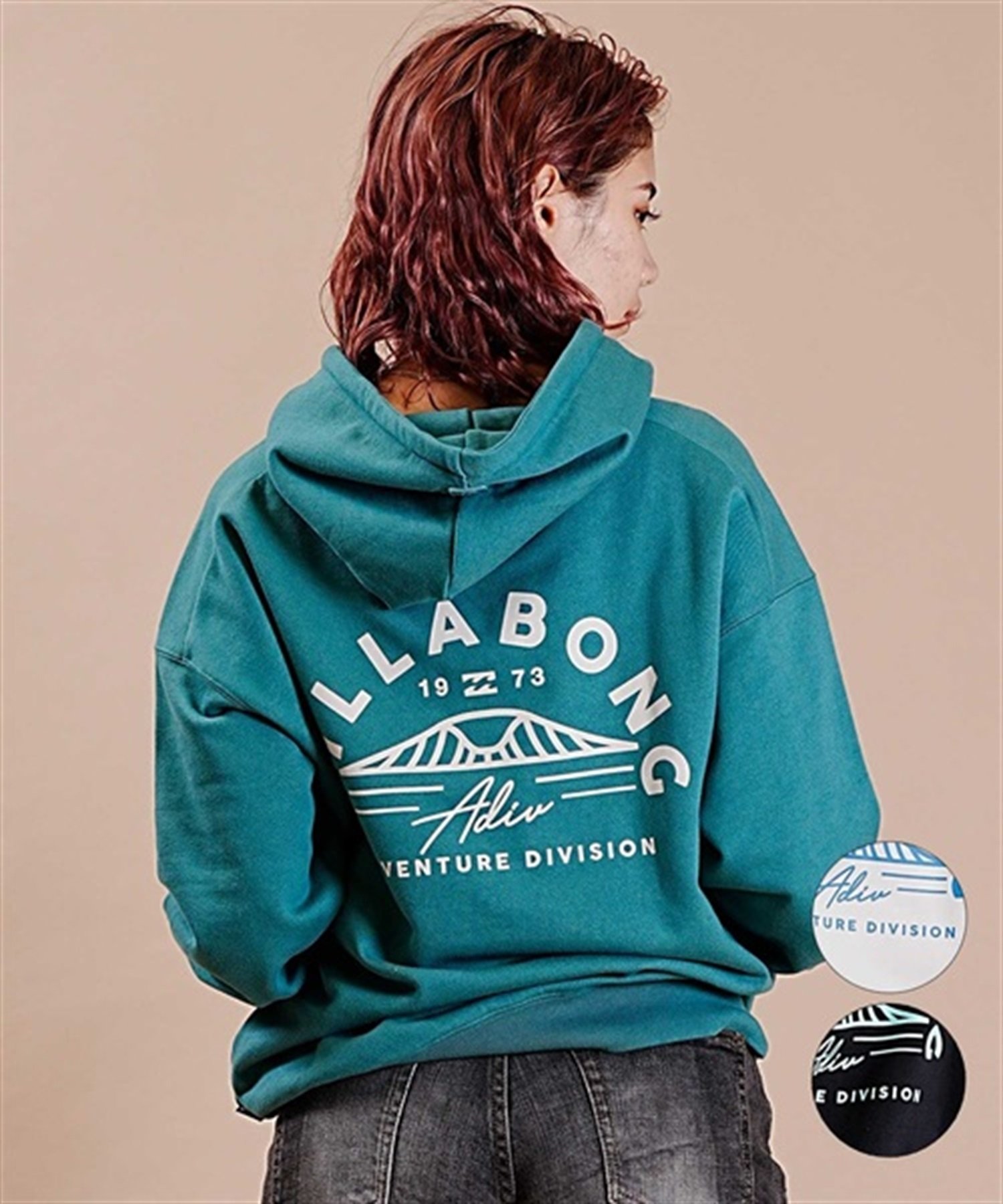 BILLABONG/ビラボン ADIV LOGO SWEAT ZIP UP PARKA スウェット