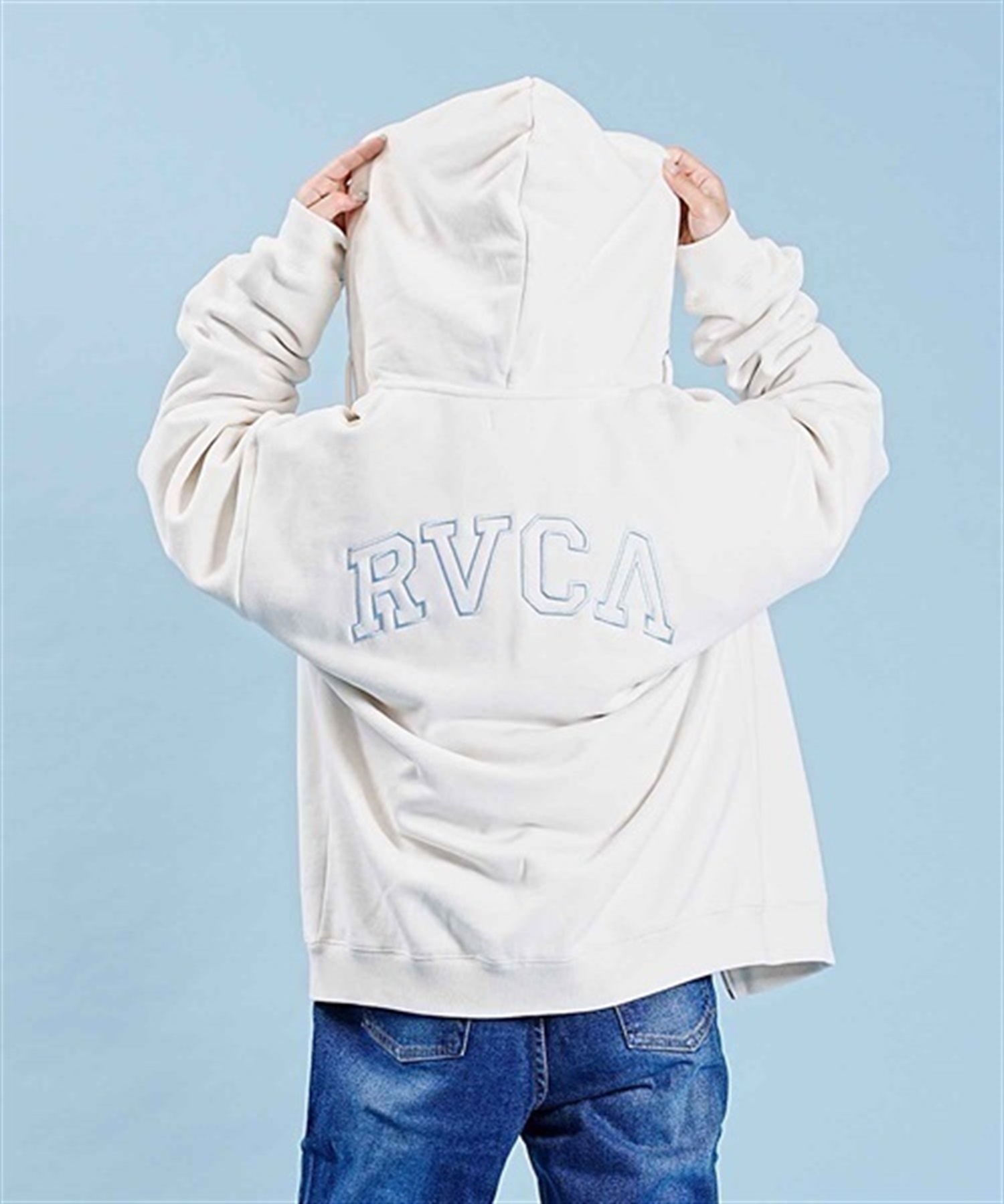 RVCA/ルーカ ARCHED RVCA ZIP HOODIE スウェット パーカー ジップアップ BD044-158(CLO-S)