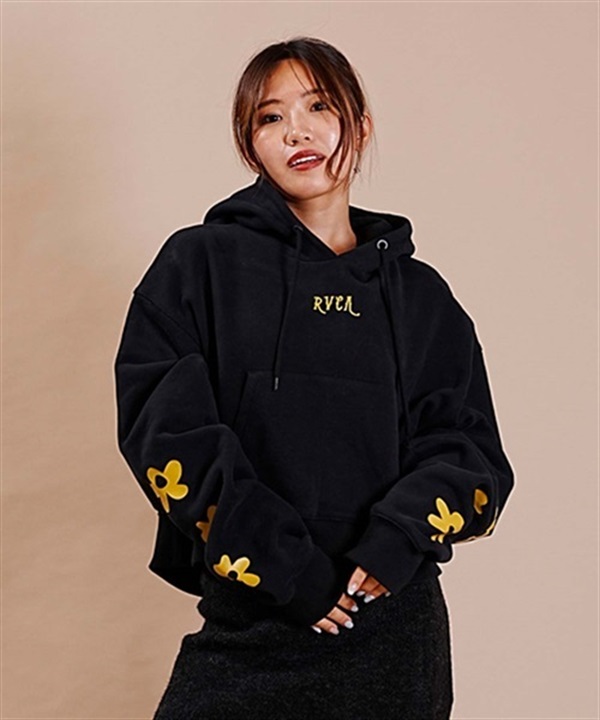 RVCA/ルーカ DAISY CROPPED HOODIE スウェット パーカー ショート丈 BD044-159