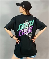 【ムラサキスポーツ限定】SANTACRUZ サンタクルーズ HAND TAGGED STRIP 502232432 レディース 半袖 Tシャツ バックプリント KK G13