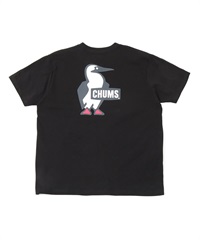 CHUMS チャムス Booby Logo T-Shirt レディース 半袖Tシャツ バックプリント LOGO CH11-2279(K001-M)