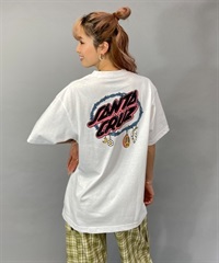 SANTA CRUZ サンタクルーズ BARBED OVAL DOT S/S TEE 502231432 レディース 半袖 Tシャツ バックプリント KK1 C28