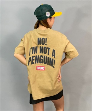 CHUMS チャムス Oversized I'm Not A Penguin T-Shirt オーバーサイズド CH11-2168 レディース 半袖 Tシャツ KK1 D10