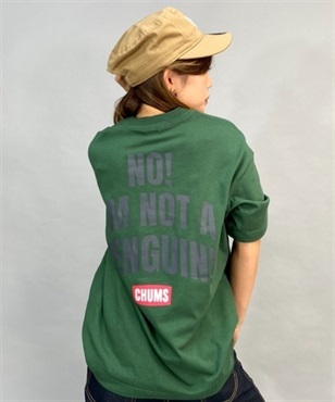 CHUMS チャムス Oversized I'm Not A Penguin T-Shirt オーバーサイズド CH11-2168 レディース 半袖 Tシャツ KK1 D10