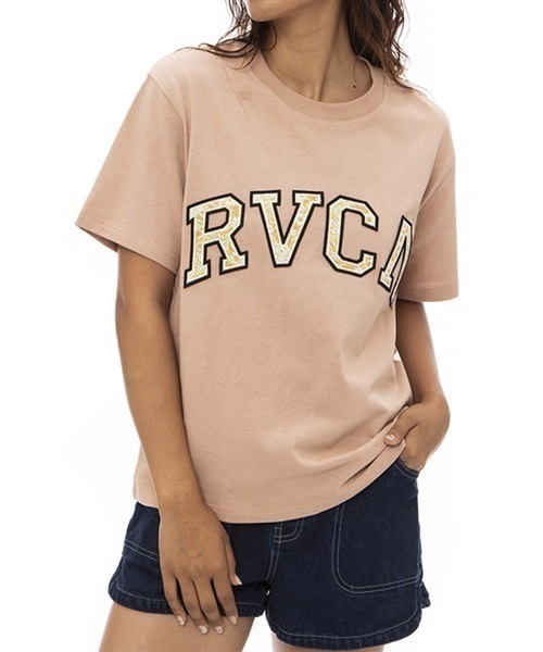 RVCA ルーカ ARCHED FLOWER RVCA T BD043-221 レディース 半袖 Tシャツ