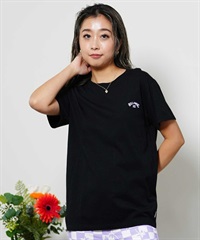 BILLABONG ビラボン ONE POINT ARCH LOGO TEE BE013-200 レディース 半袖 Tシャツ ワンポイント レギュラーフィット