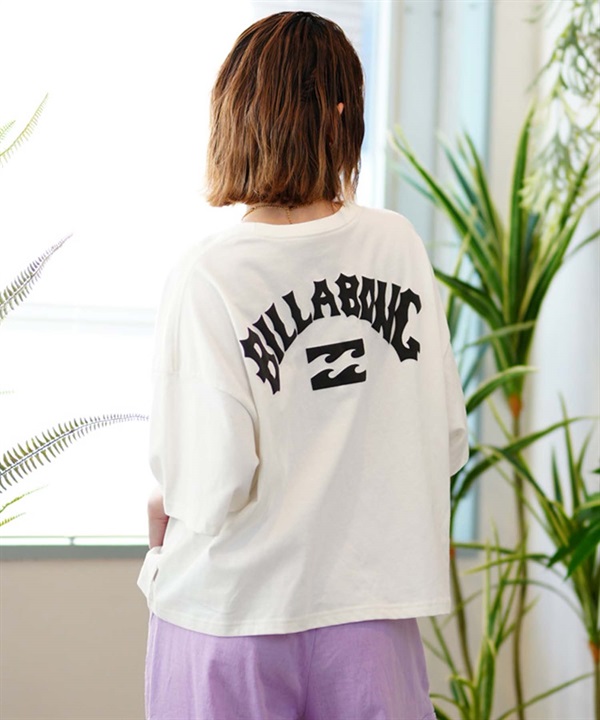 BILLABONG ビラボン ARCH LOGO WIDE LOOSE CROPED TEE レディース 半袖Tシャツ クロップド丈 BE013-206