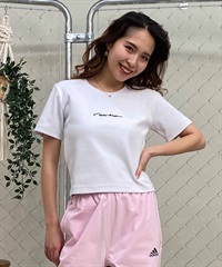 NEW ERA ニューエラ レディース Tシャツ ミニTシャツ リブ ショート丈 14334720(WHI-S)