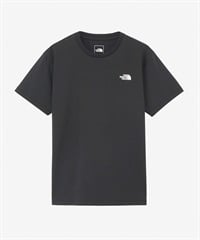 THE NORTH FACE ザ・ノース・フェイス レディース ショートスリーブバックスクエアーロゴティー 半袖 Tシャツ ブラック NTW32447 K