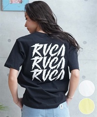 【クーポン対象】RVCA ルーカ レディース 半袖Tシャツ バックプリント BE043-213(GGJ0-S)