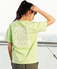 【クーポン対象】RVCA ルーカ レディース 半袖Tシャツ バックプリント BE043-213(GGJ0-S)
