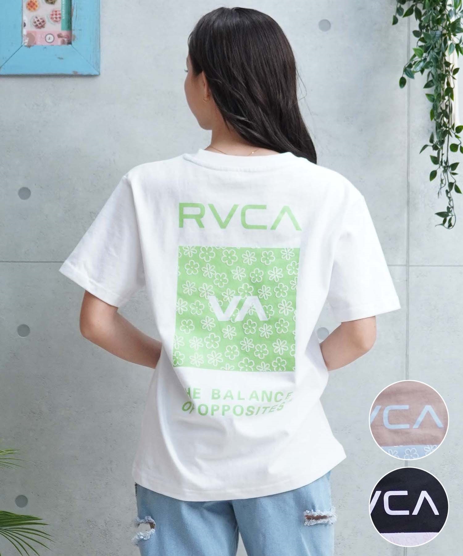 【クーポン対象】【ムラサキスポーツ限定】RVCA ルーカ レディース 半袖 Tシャツ バックプリント BE043-P21(BLK-S)