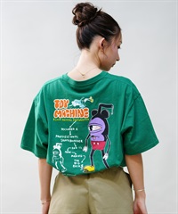 【ムラサキスポーツ限定】 TOY MACHINE トイマシーン レディース 半袖 Tシャツ オーバーサイズ DESI LTD MTMSEST18(GREEN-M)