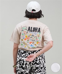 HULALANI フララニ 半袖 Tシャツ レディース バックプリント リラックスフィット 243HU2ST294