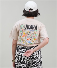 HULALANI フララニ 半袖 Tシャツ レディース バックプリント リラックスフィット 243HU2ST294