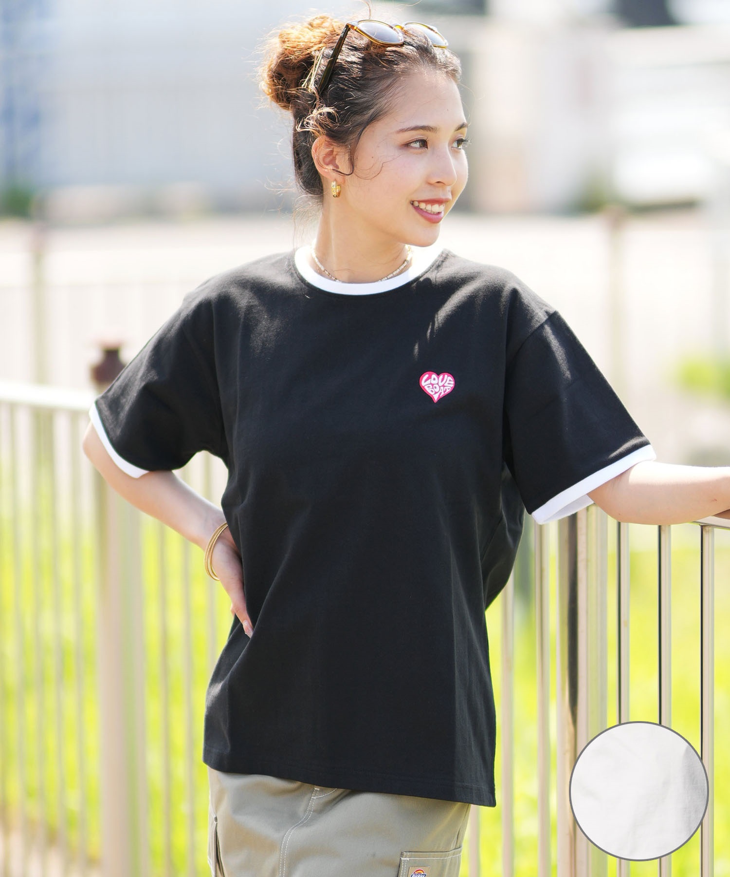 LOVE BOAT ラブボート レディース 半袖 Tシャツ DESI LB-ST07(IV-M)