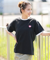 LOVE BOAT ラブボート レディース 半袖 Tシャツ DESI LB-ST07(BK-M)