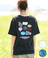 LOVE BOAT ラブボート レディース 半袖 Tシャツ バックプリント DESI LB-ST10(WH-M)