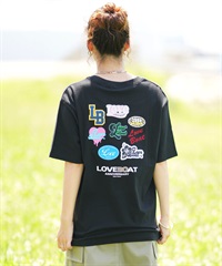 LOVE BOAT ラブボート レディース 半袖 Tシャツ バックプリント DESI LB-ST10(BK-M)