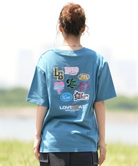 LOVE BOAT ラブボート レディース 半袖 Tシャツ バックプリント DESI LB-ST10(BL-M)