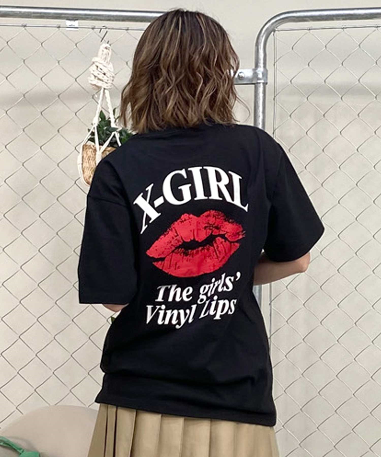 X-girl/エックスガール LIP SS TEE 105242011043 レディース Tシャツ 