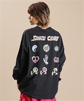 【ムラサキスポーツ限定】 SANTACRUZ/サンタクルーズ 長袖 Tシャツ ロンT オーバーサイズ バックプリント ムラサキスポーツ限定 502233433