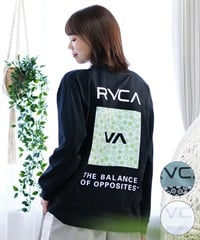 RVCA ルーカ レディース ロンT 長袖Tシャツ バックプリント オーバーサイズ BE043-050(GNB0-S)