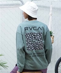 【クーポン対象】RVCA ルーカ レディース ロンT 長袖Tシャツ バックプリント オーバーサイズ BE043-050