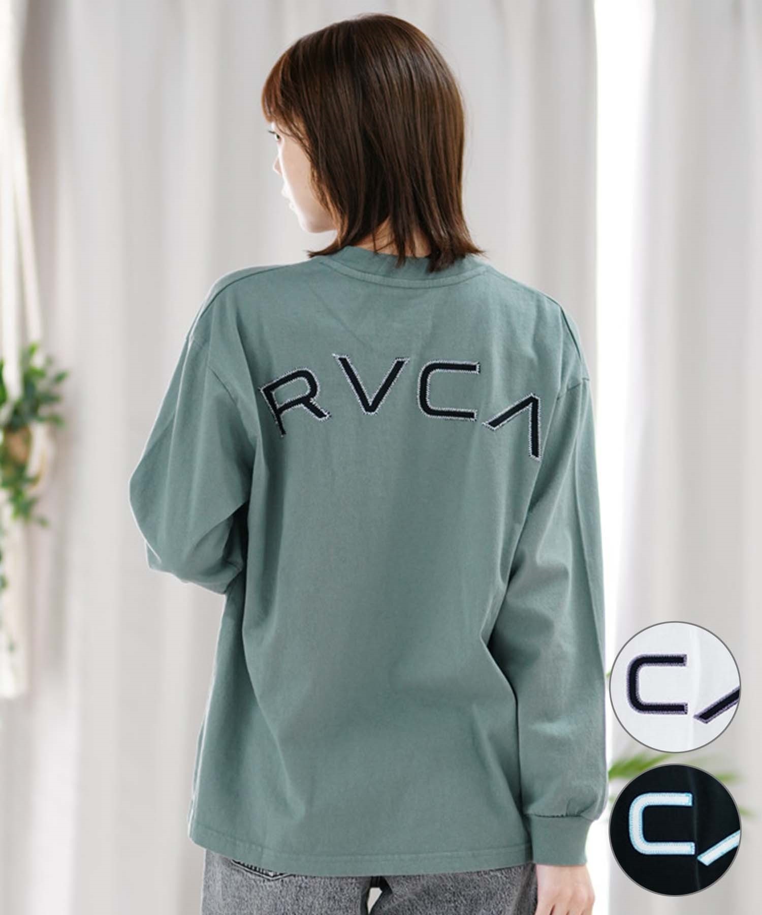 RVCA ルーカ レディース ロンT 長袖Tシャツ オーバーサイズ ロゴ BE043 ...