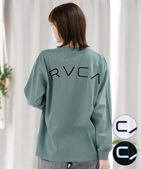 RVCA ルーカ レディース ロンT 長袖Tシャツ オーバーサイズ ロゴ BE043-053(GNB0-S)