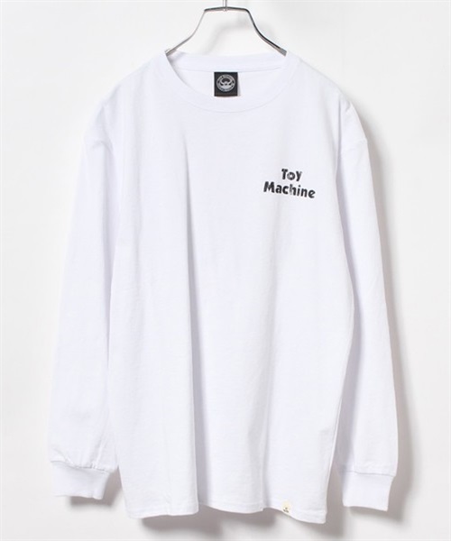 TOY MACHINE トイマシーン MTMPDLT6 レディース トップス カットソー Tシャツ 長袖 KK1 A19(WHT-M)