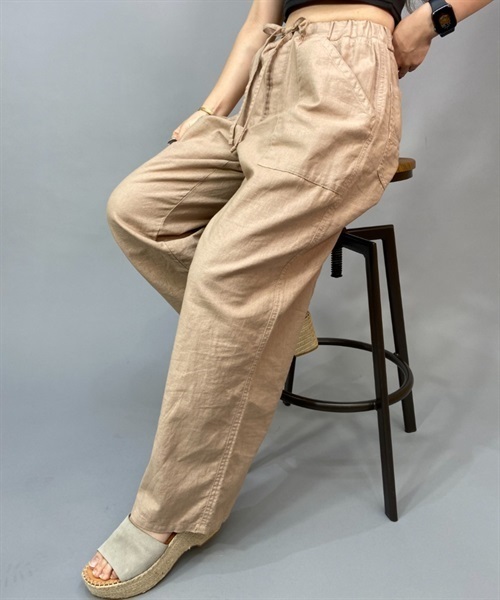 BILLABONG ビラボン EASY LONG PANTS ワイドパンツ BD013-702 レディース ロングパンツ KX1 C9(BEG-M)