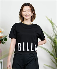 【クーポン対象】BILLABONG ビラボン ACTIVE MESH CROPPED TEE ACTIVE WEAR UVケア BE013-896 レディース UVカット 水陸両用 ユーティリティ(BLK-M)