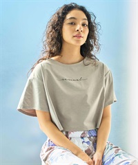 LIP SERVICE リップサービス ラッシュガード レディース 半袖 Tシャツ ショート丈 水陸両用 394570 ムラサキスポーツ限定