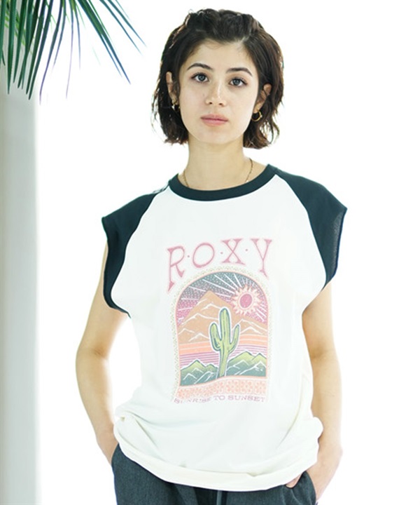 【クーポン対象】ROXY ロキシー レディース ラッシュガード タンクトップ ノースリーブTシャツ 水陸両用 ユーティリティ UVカット RLY242014