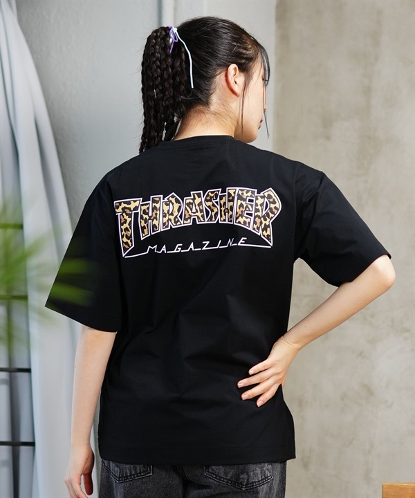 THRASHER スラッシャー レディース ラッシュガード 半袖 Tシャツ 水陸両用 オーバーサイズ ユニセックス ムラサキスポーツ限定 TC-004