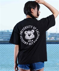 ANTIBAL アンティバル レディース ラッシュガード 半袖 Tシャツ UCLA 水陸両用 UVケア ムラサキスポーツ限定 243AN2ST038(BLK-M)