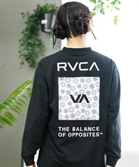 【クーポン対象】RVCA ルーカ レディース ラッシュガード Tシャツ 長袖 ロンT バックプリント 水陸両用 ユーティリティ UVカット BE04C-P81