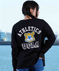 ANTIBAL アンティバル × UCLA レディース ラッシュガード Tシャツ 長袖 ロンT 水陸両用 ユーティリティ 243AN2LT026 ムラサキスポーツ限定(BLK-M)