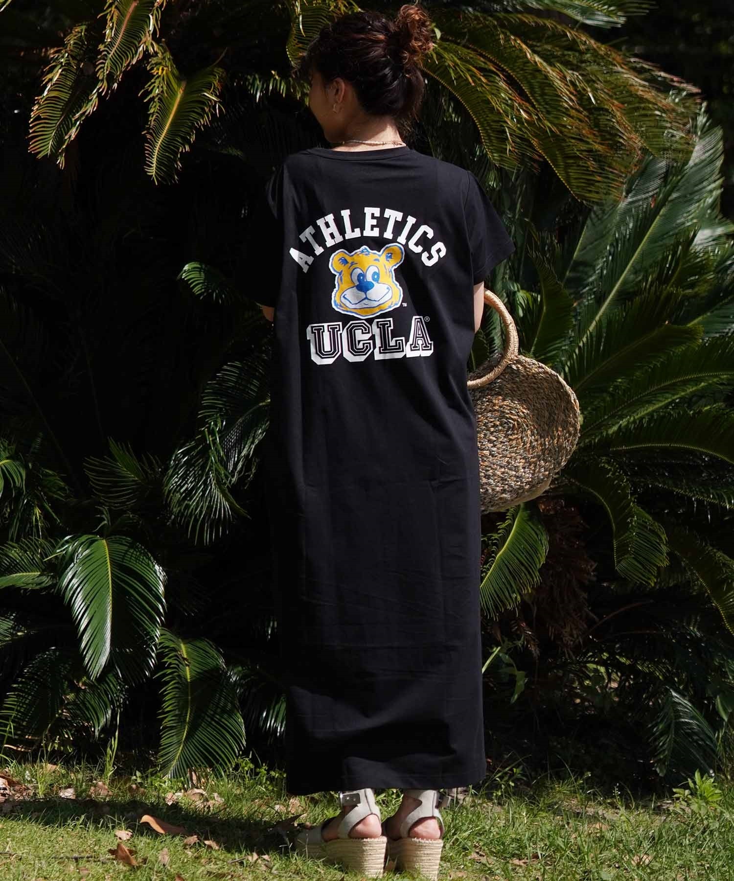 ANTIBAL アンティバル レディース ラッシュガード Tシャツ ワンピース UCLA 水陸両用 ムラサキスポーツ限定 243AN2OP031(BLK-FREE)