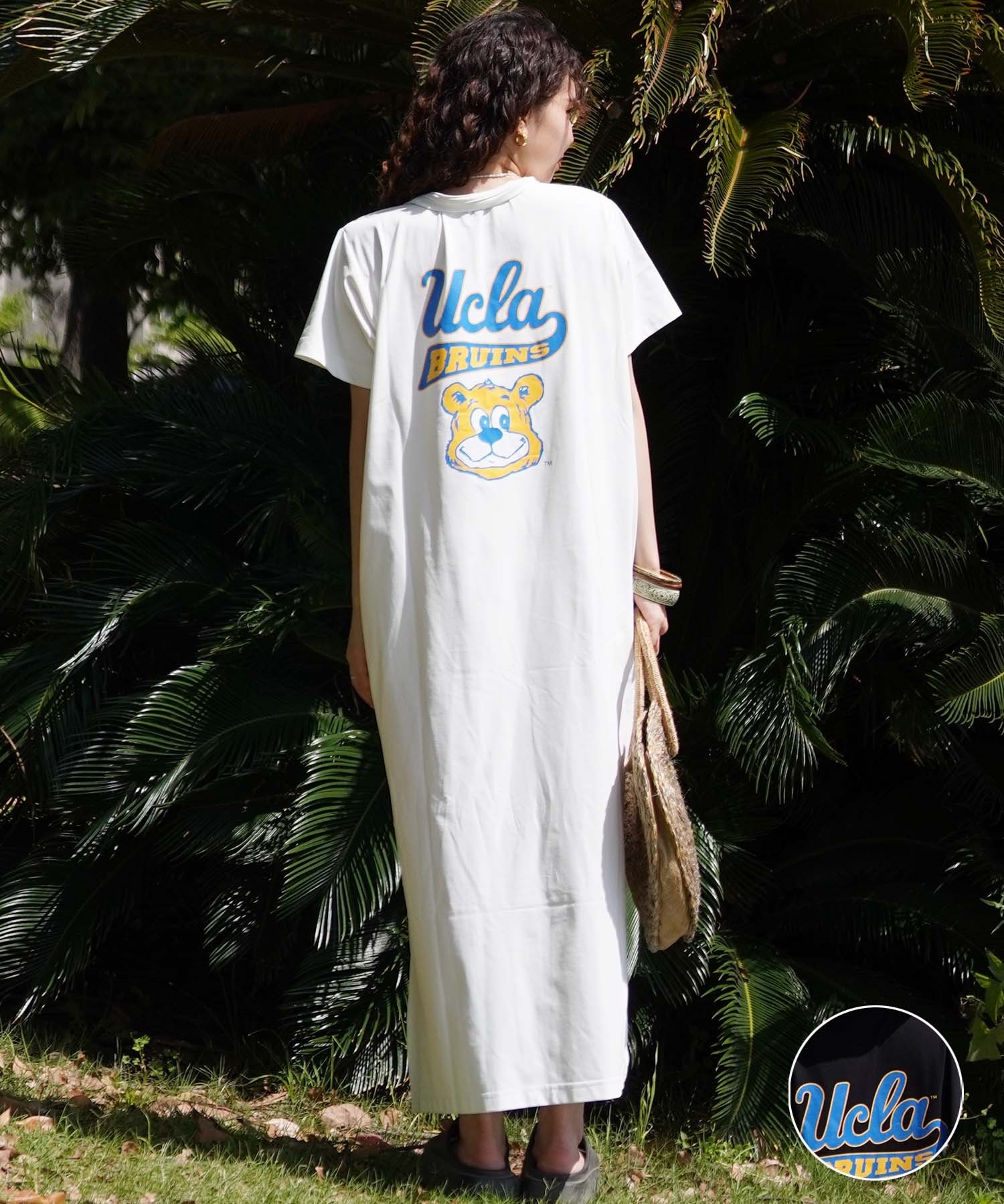 ANTIBAL アンティバル レディース ラッシュガード Tシャツ ワンピース UCLA 水陸両用 ムラサキスポーツ限定 243AN2OP032(WHT-FREE)